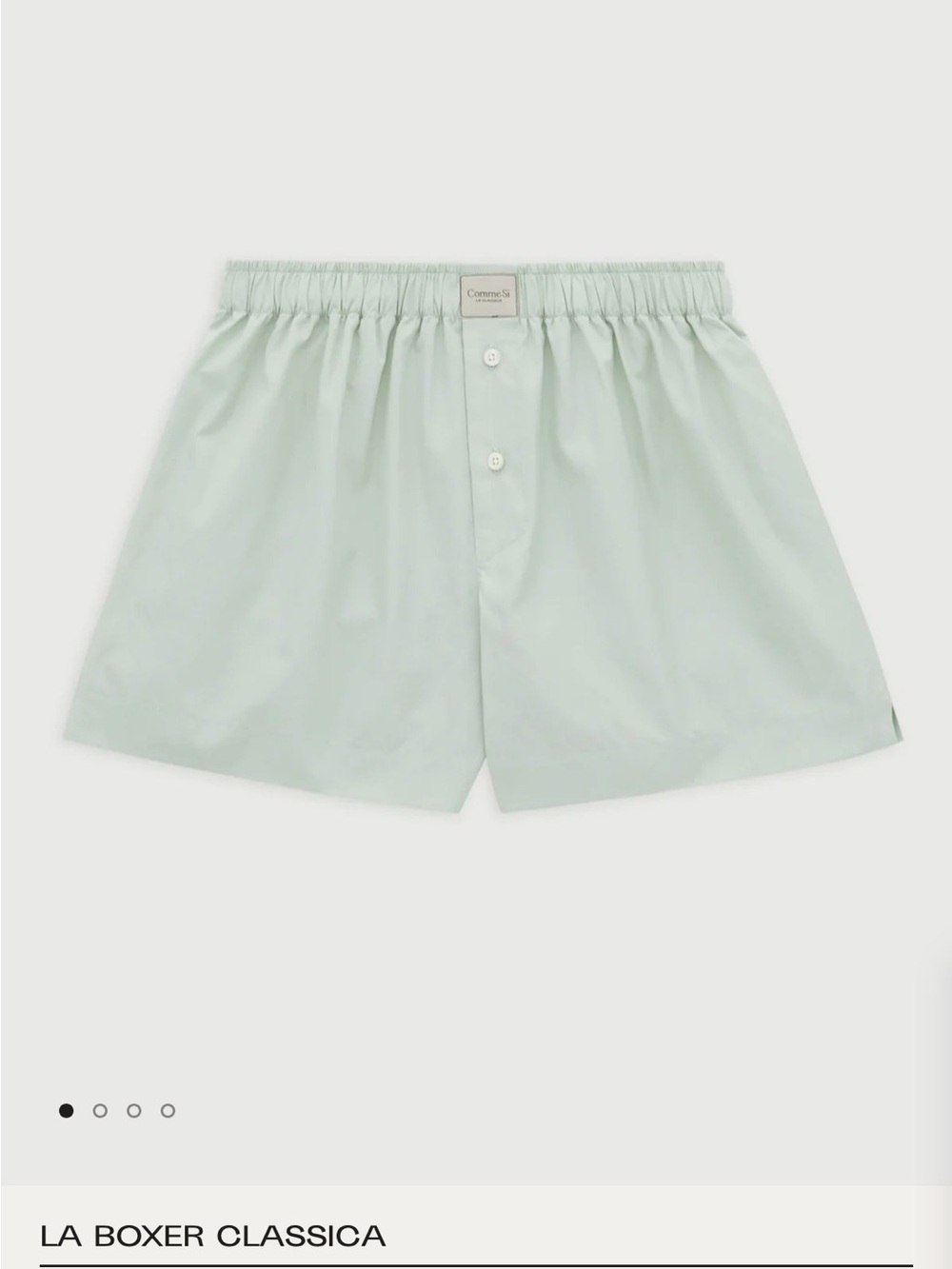 Comme Si cotton boxer shorts